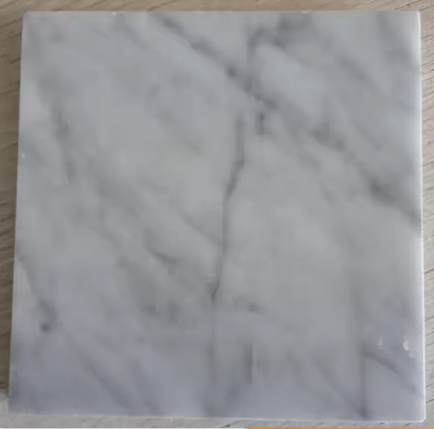 白色大理石平板石材用于台面和地板